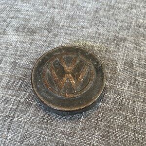 Volkswagen Round Metal Emblem gas cap